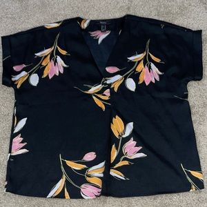 Floral Box Cut Blouse